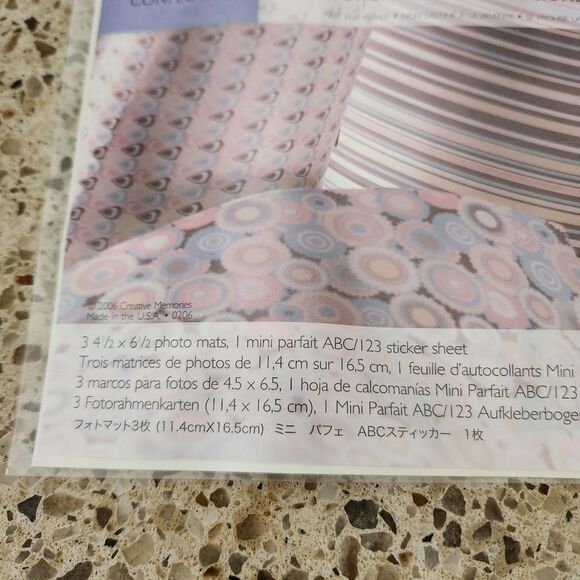 Creative Memories Confections Scrapbook Paper & Sticker Set Bundle Of 2 Sets - Picture 5 of 5